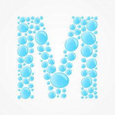 Alphabet Letter M N3