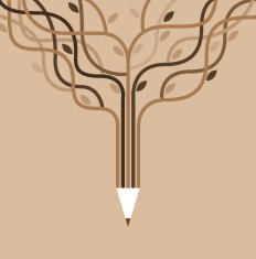 with education icons and banner of the pencil N5