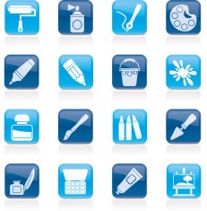 Painting and art object icons N4