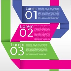 Origami banner