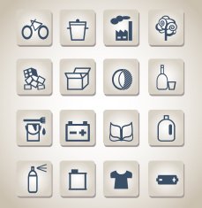 waste sorting icons N2