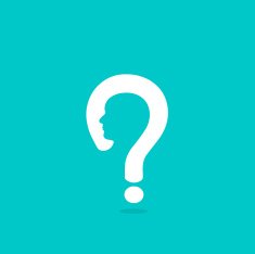 Question mark man head symbol N2