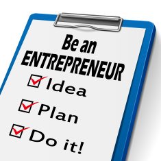 be an entrepreneur clipboard