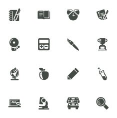 Education icons N304