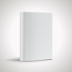 blank open book cover isolated on white N3