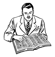Man Reading N14