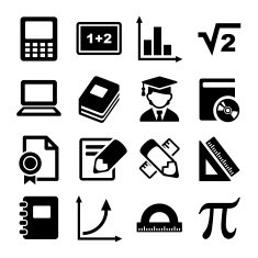 Mathematics Icons Set N2