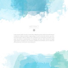 Vector watercolor template N160