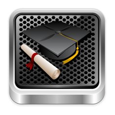 Graduation cap and diploma set N2