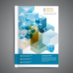 Abstract template cover books