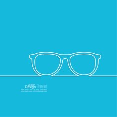 Geek glasses icon N2