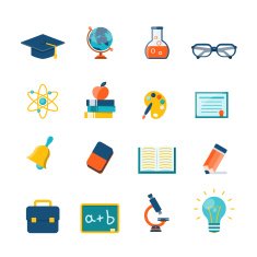 Education Flat Icons N3