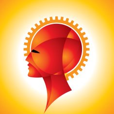 Cogs or gears in human head N2