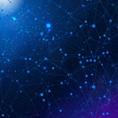Abstract cosmic vector background