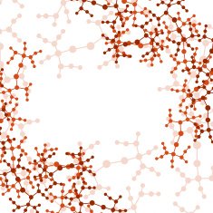 Molecule background colorful illustration N28