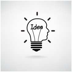 Creative light bulb idea concept N9