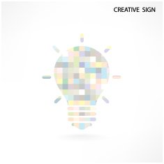 Creative light bulb sign N3