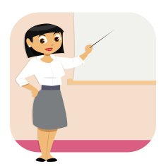 Business Woman Giving a Presentation