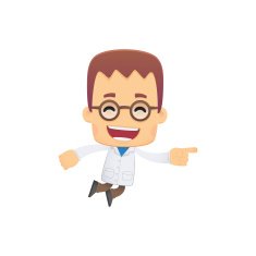 scientist in various poses N33