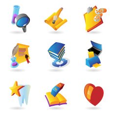 Icons for science and education N3