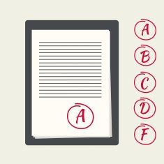 Clipboard with exam papers N2