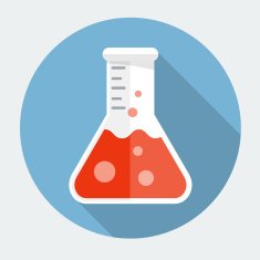 Vector flask icon N2