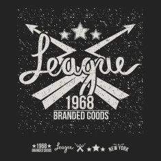 League emblem print and design elements N2