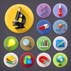 Science and Education Icon Set N3