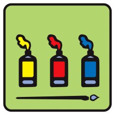 Tubes Of Paint (Vector Illustration)