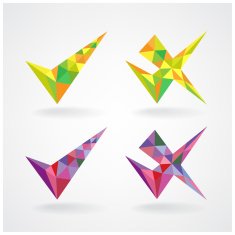confirm and rejected icons
