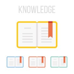 Vector book icons