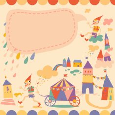 Children's background with place for text N4