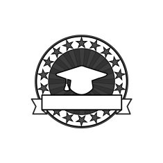 Vintage graduation stamps N2