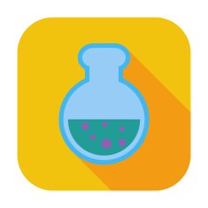 Chemisty flat icon N10