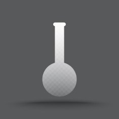 Vector of transparent chemical laboratory equipment icon N4