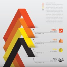 Line Arrow Infographic Design Template