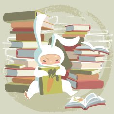 Child and Books N2
