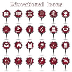 Set of Educational Icons N2