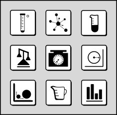 Science-Chemistry-Mathematics Icons