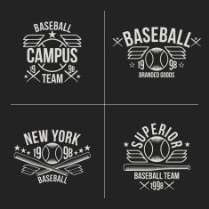 Baseball team emblems