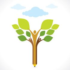 creative eco friendly pencil design concept