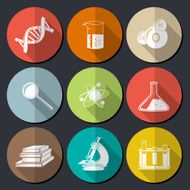 Science Symbols Flat