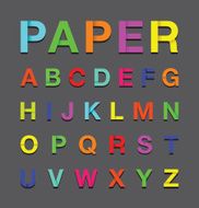 paper alphabet text N2