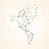 North and South America map N7