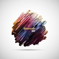 Black strokes of paint
