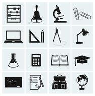 school and education icons N786