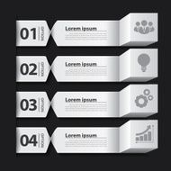 Modern business banner box infographic N2