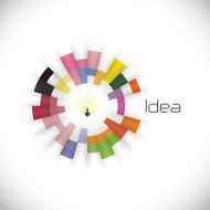 Creative circle abstract vector logo design N2