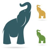 Vector image of an elephant N16