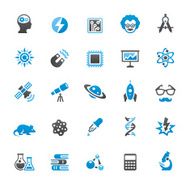 Science icons set N7